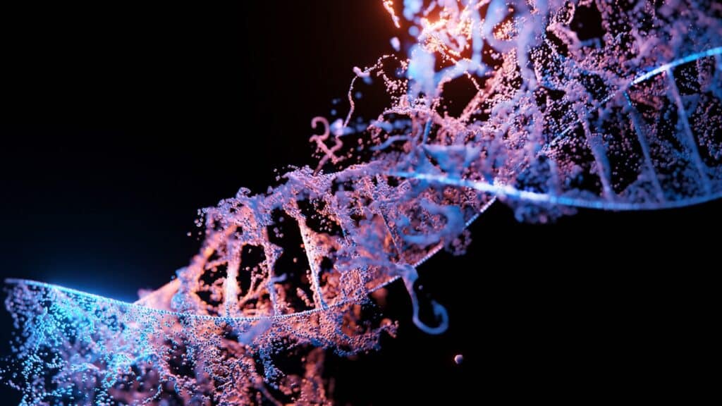 DNA double helix representing APOE genetic testing at Integria Precision Medicine in Calgary